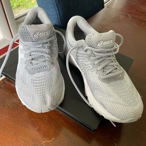 Womens size 9.5 ASICS sneakers, gently used